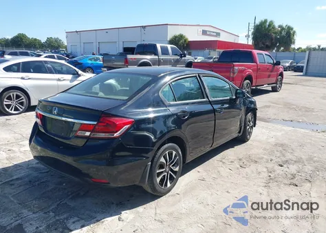 2013 Honda Civic Ex-L from USA, damaged, VIN 19XFB2F94DE008363